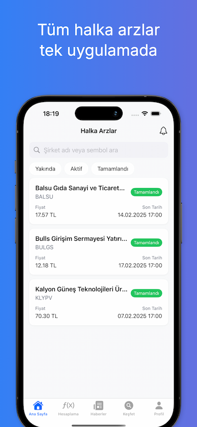 ArzTakip iOS Uygulaması Özellik 1